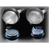 Gas-Kochfeld Electrolux EGS6436RK 4-flammig schwarz, Wok 4000W, Gusseisen-Topfhalter, Drehregler