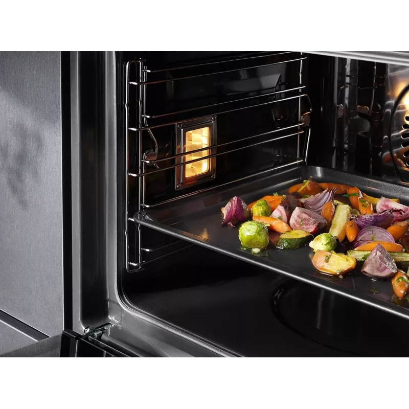 Backblech Electrolux E9OOAF11 — rechteckig 385×465×25 mm, antihaftbeschichtet, Schwarz