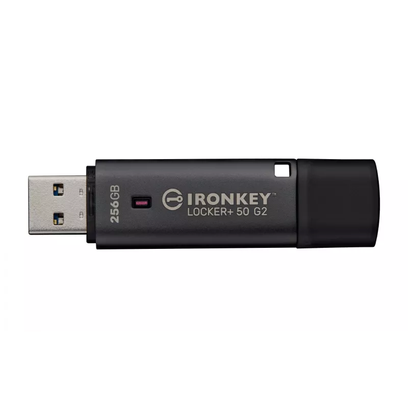 USB Flash Drive KINGSTON IronKey Locker Plus 50 G2 256 GB, USB Typ-A, USB 3.2 Gen 1, AES-256, FIPS 197