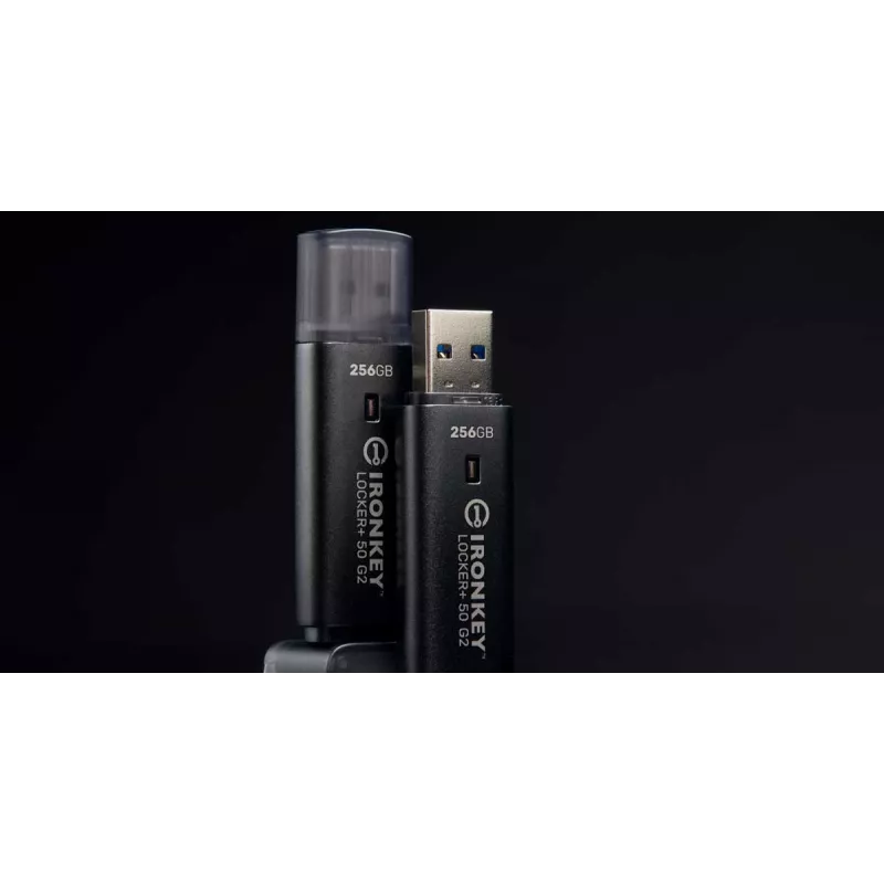 USB Flash Drive KINGSTON IronKey Locker Plus 50 G2 256 GB, USB Typ-A, USB 3.2 Gen 1, AES-256, FIPS 197