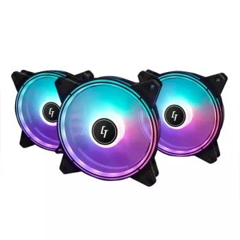 Chieftec Chieftronic Nova Set Lüfter 12 cm Schwarz 3 Stück