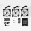 Chieftec Chieftronic Nova Set Lüfter 12 cm Schwarz 3 Stück