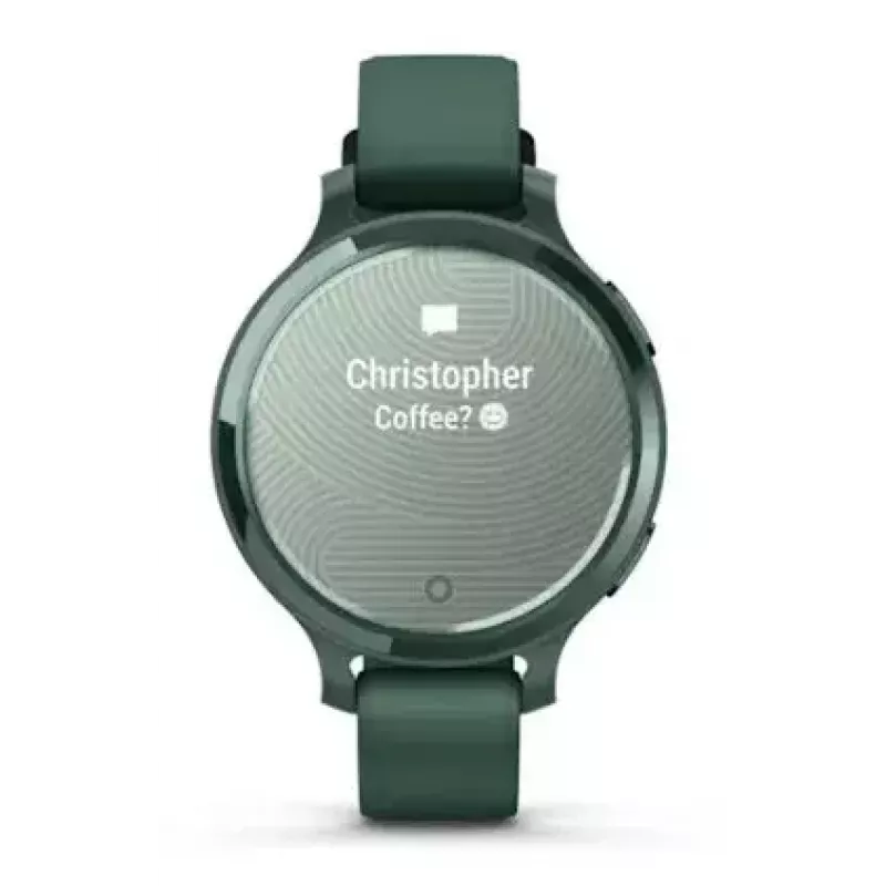 Smartwatch GARMIN Lily 2 Active Grün — 38 mm Aluminiumgehäuse, Silikonarmband, GPS, SpO2, 5 ATM, 9 Tage Akku