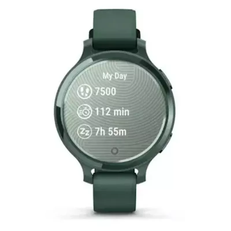 Smartwatch GARMIN Lily 2 Active Grün — 38 mm Aluminiumgehäuse, Silikonarmband, GPS, SpO2, 5 ATM, 9 Tage Akku