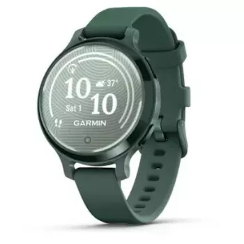 Smartwatch GARMIN Lily 2 Active Grün — 38 mm Aluminiumgehäuse, Silikonarmband, GPS, SpO2, 5 ATM, 9 Tage Akku