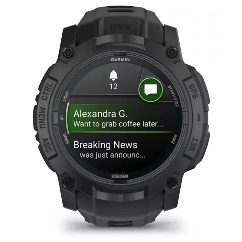 Smartwatch Garmin Instinct 3 Tactical Edition Schwarz
