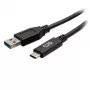 C2G USB-C-Stecker auf USB-A-Stecker Kabel 0,15 m USB 3.2 Gen 1 5 Gbit/s