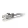 Netzwerk-Patchkabel C2G 0,3 m Cat6 geschützter Stecker ungeschirmt UTP Grau