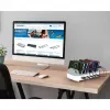 Manhattan 10-Port USB-C-Ladestation, USB-C Ausgang: 10x 20 W, max. 200 W, Netzstrom AC (inkl. US/EU/UK-Adapter)