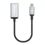 Manhattan USB-C-auf-HDMI-Kabel, 4K@60Hz, 5 Gbit/s (USB 3.2 Gen1 alias USB 3.0), 15 cm, Schwarz, Stecker auf Buchse, Drei Jahre Garantie