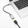 Manhattan USB-C-auf-HDMI-Kabel, 4K@60Hz, 5 Gbit/s (USB 3.2 Gen1 alias USB 3.0), 15 cm, Schwarz, Stecker auf Buchse, Drei Jahre Garantie