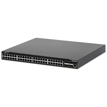 Intellinet 54-Port L3 Fully Managed PoE+ Switch mit 48 Gigabit Ethernet Ports und 6 SFP+ Uplinks