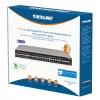 Intellinet 54-Port L3 Fully Managed PoE+ Switch mit 48 Gigabit Ethernet Ports und 6 SFP+ Uplinks