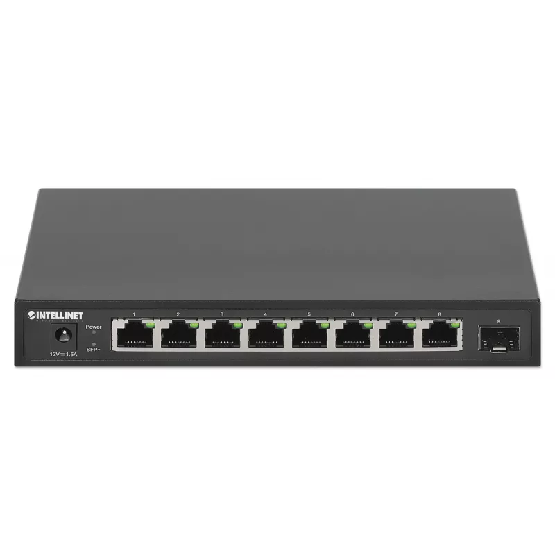 Intellinet 9-Port-Switch 8 x 2,5G Ethernet-Ports und 1 SFP+ Uplink
