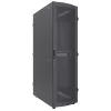 Intellinet 19 Zoll Serverschrank – freistehend, 42HE, 800 x 1200 mm (Breite x Tiefe), Schwarz, montiert, max. 1500 kg, Mehrpunkt-Türschloss, ein Schloss pro Seitenverkleidung, nutzbare Tiefe 123–973 mm, IP20, Rack, Stahl