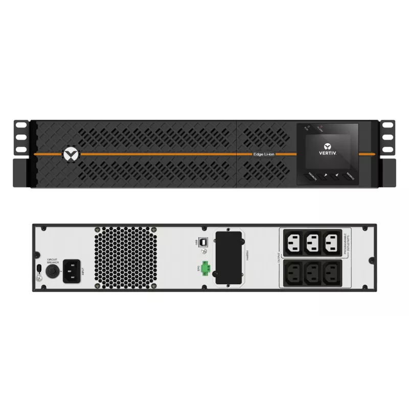 Vertiv EDGELI-1500IRT2U unterbrechungsfreie Stromversorgung (USV) Line-Interactive 1,5 kVA 1350 W 6 AC-Ausgänge