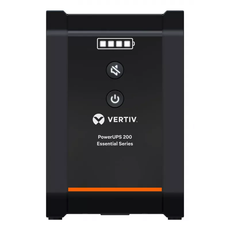 Vertiv PowerUPS 200 Essential PSA6E-600IT-SCH, 600VA/315W, Line-Interactive, 0,6 kVA, 315 W, Sinus, 140 V, 290 V
