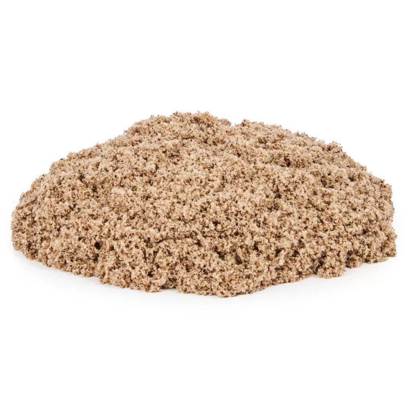 Kinetic Sand, 5,5 lbs (2,5 kg) Naturbrauner Spielsand für Kunst und Handwerk, Sandkasten, Amazon Exclusive (Verpackung kann variieren), Formbare sensorische Spielzeuge, Ab 3 Jahren