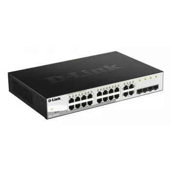 D-Link 20-Port Gigabit Smart Managed Switch inklusive 4 SFP-Ports