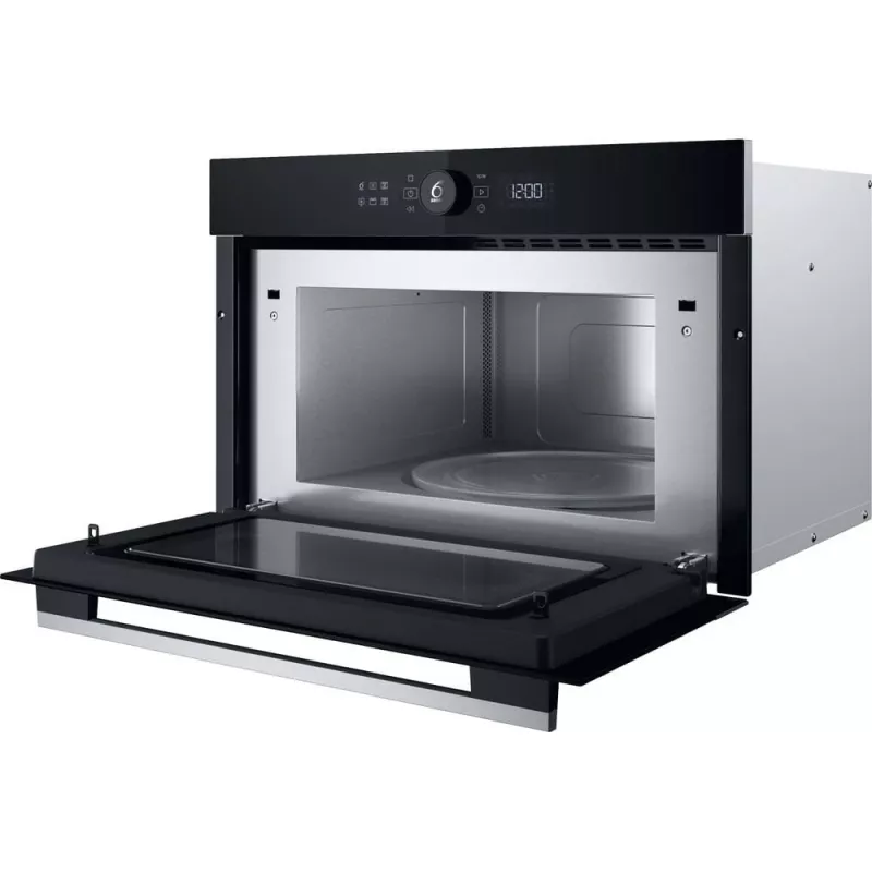 Whirlpool WMD54MX Schwarz, Edelstahl Grillmikrowelle Einbau 31 L 1000 W