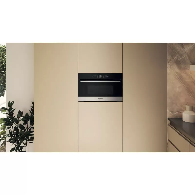 Whirlpool WMD54MX Schwarz, Edelstahl Grillmikrowelle Einbau 31 L 1000 W