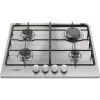 Whirlpool TGML 650 IX Edelstahl Einbau 58 cm Gas 4 Kochzonen