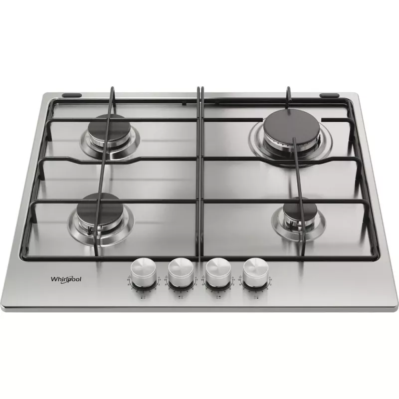 Whirlpool TGML 650 IX Edelstahl Einbau 58 cm Gas 4 Kochzonen