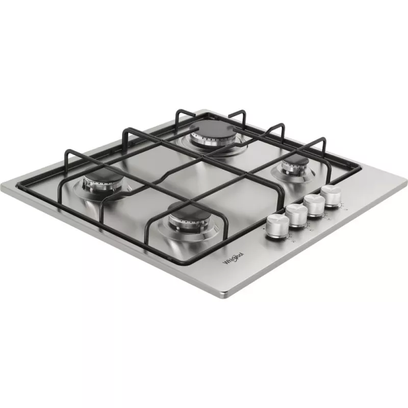 Whirlpool TGML 650 IX Edelstahl Einbau 58 cm Gas 4 Kochzonen