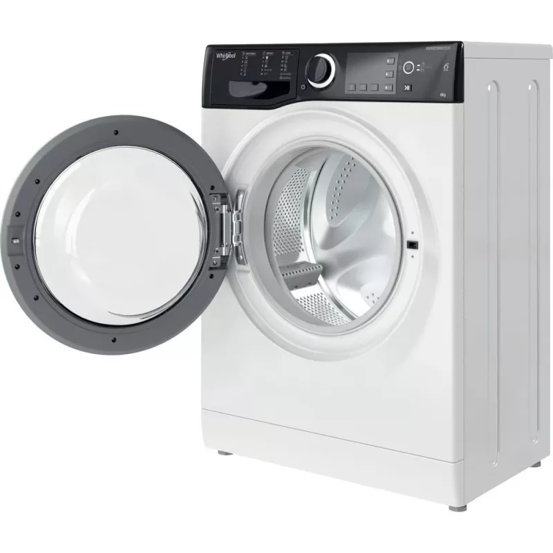 Whirlpool WRBSB 6249 S EU Waschmaschine Frontlader 6 kg 1151 U/min Schwarz, Weiß