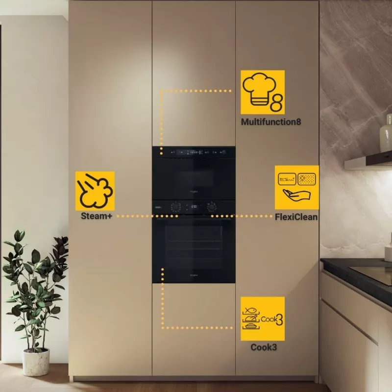 Whirlpool OMSK58RU1SB 71 L Schwarz