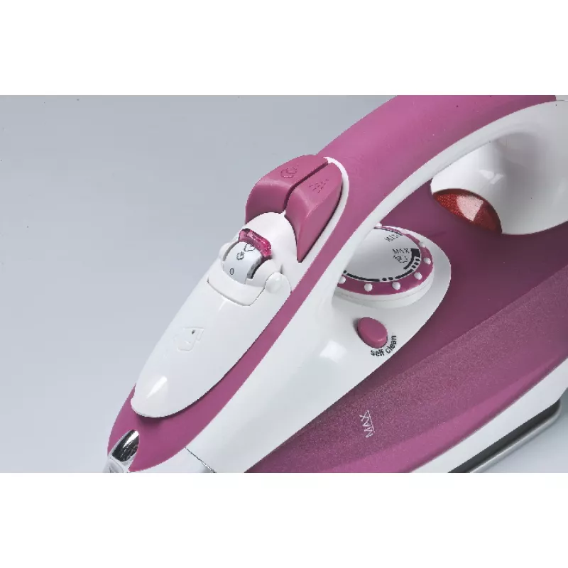 Ariete 6215 Dampfbügeleisen 2200 W - Edelstahlsohle - 280 ml Tank - Pink