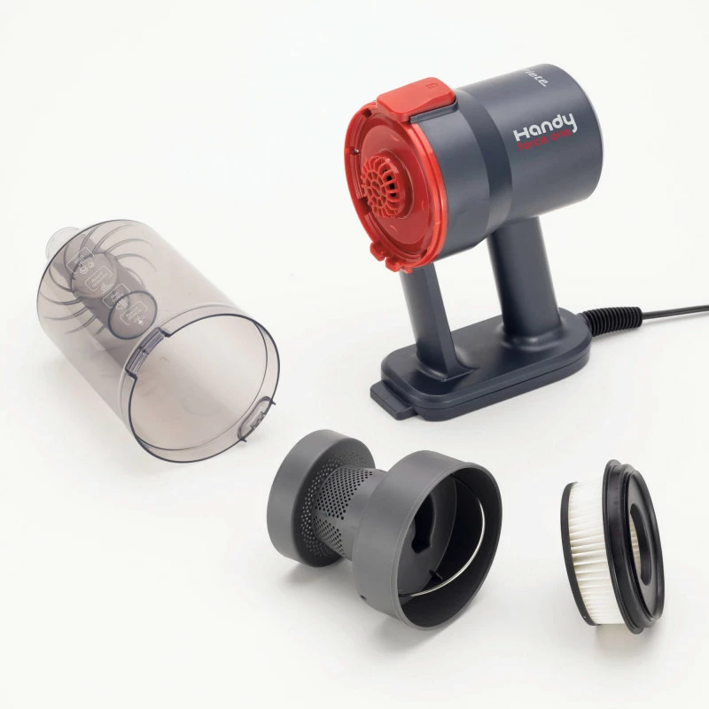 Ariete 2708 Handy Force One, Elektrischer Besen und Handstaubsauger, 600W, 2in1, Zyklon-Technologie, Beutellos, Tank 0,6L, HEPA-Filter.
