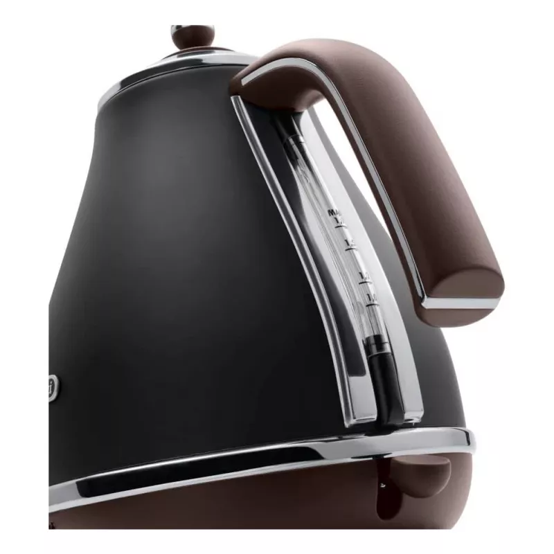 De’Longhi KBOV 2001.BK Wasserkocher 1,7 l 2000 W Schwarz, Braun