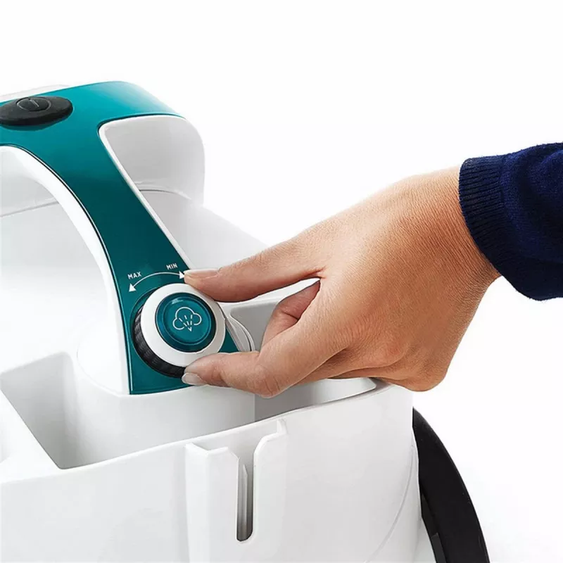 Polti Vaporetto Smart 100_T Zylinder-Dampfreiniger 1500 W Blau, Weiß