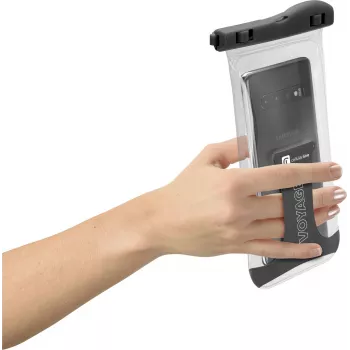 Cellularline Voyager - Universelle wasserdichte Smartphone-Hülle, Taschenhülle, Universal, Universal, 80 x 165 mm, Schwarz