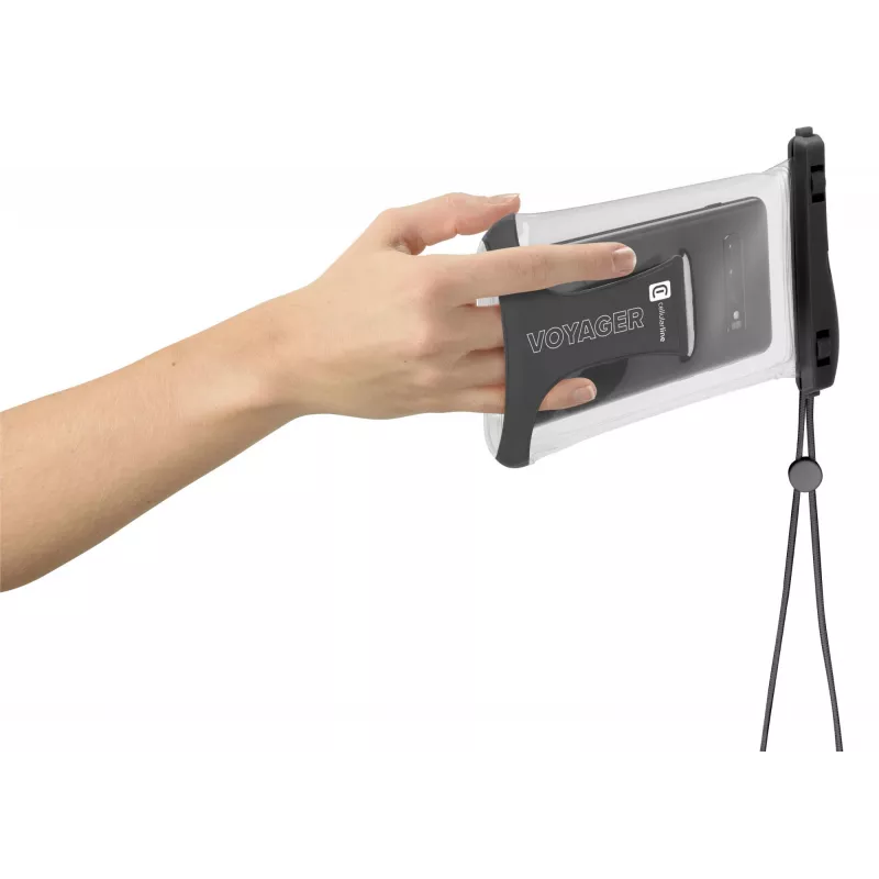 Cellularline Voyager - Universelle wasserdichte Smartphone-Hülle, Taschenhülle, Universal, Universal, 80 x 165 mm, Schwarz