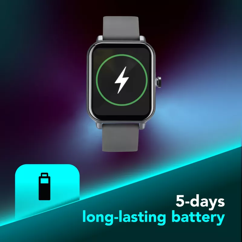 Cellularline ION Bluetooth® Smartwatch mit App, LED, 91 g