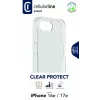 Cellularline Clear Protect - iPhone 16e/17e Hartschale mit Gummirändern
