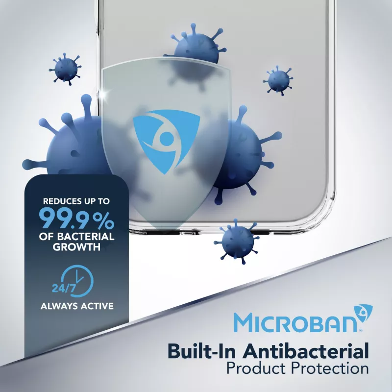 Cellularline Clear Protect - iPhone 16e/17e Hartschale mit Gummirändern