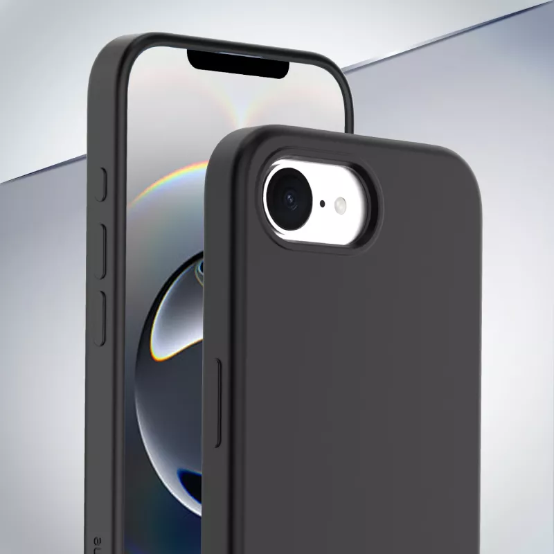 Cellularline Sensation - iPhone 16e/17e Soft-Touch-Silikonhülle mit integrierter antibakterieller Microban®-Technologie