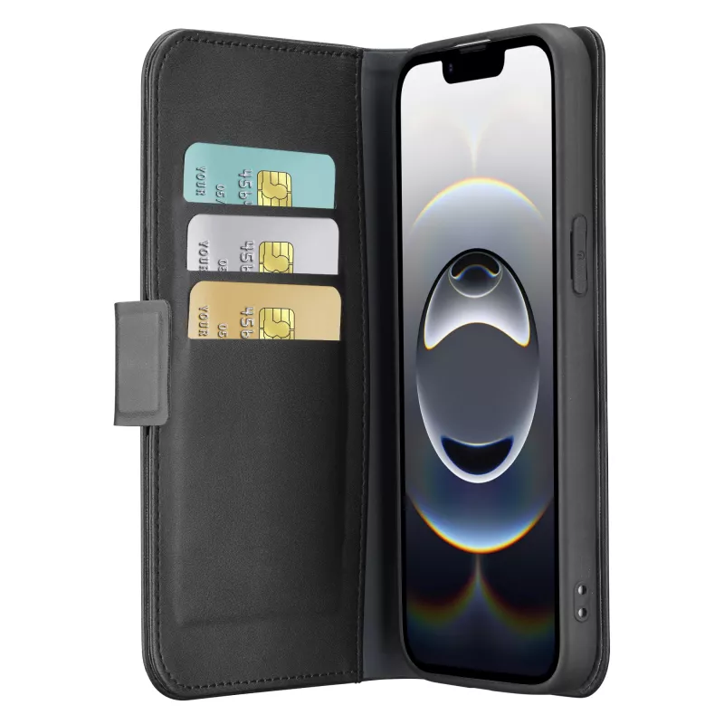 Cellularline Book Agenda - iPhone 16e/17e Lederimitat-Book-Case mit Magnetverschluss