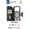 Cellularline Daily Mag - iPhone 17 Pro Max Buchhülle mit halbtransparentem Hartrücken kompatibel mit Magsafe®-Ökosystem