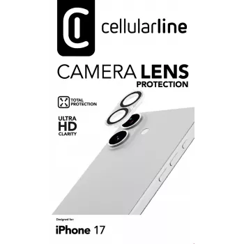 Cellularline Kameraobjektiv - Schutz für die Kamera des iPhone 17