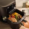 Braun HF 5075 Einzelnes Standgerät 2000 W Heißluftfritteuse Schwarz, Grau