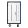 Techly I-CABINET-30DUTY tragbarer Geräte-Management-Wagen/Schrank Weiß, Blau