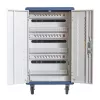 Techly I-CABINET-30DUTY tragbarer Geräte-Management-Wagen/Schrank Weiß, Blau