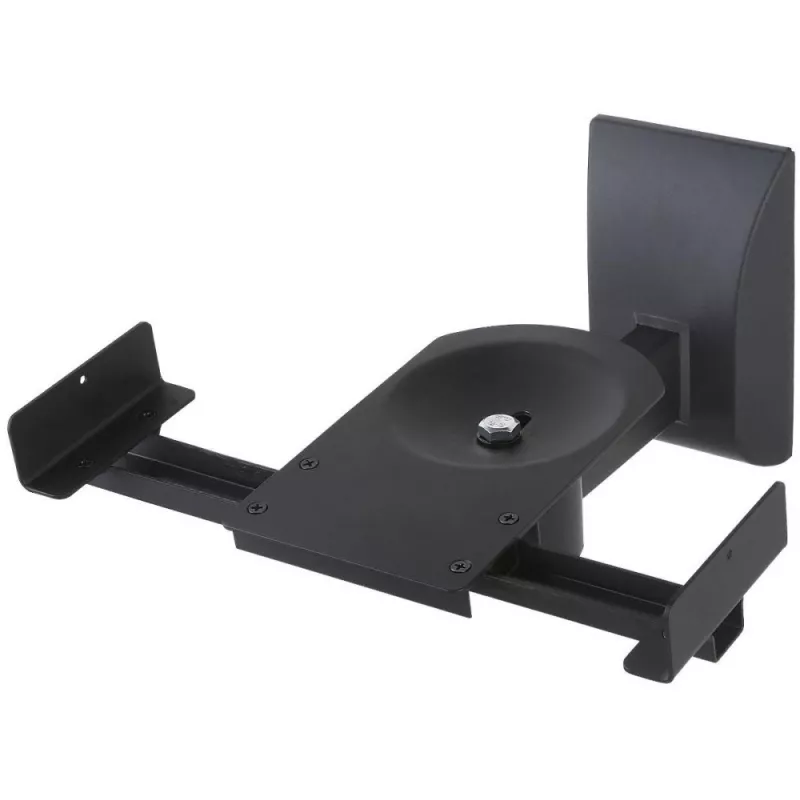 Techly Couple Lautsprecher-Wandhalterungen bis 25 kg Schwarz ICA-SP SS201