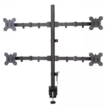 Techly ICA-LCD 382-Q Monitorhalterung / Ständer 68,6 cm (27 Zoll) Schreibtisch Schwarz