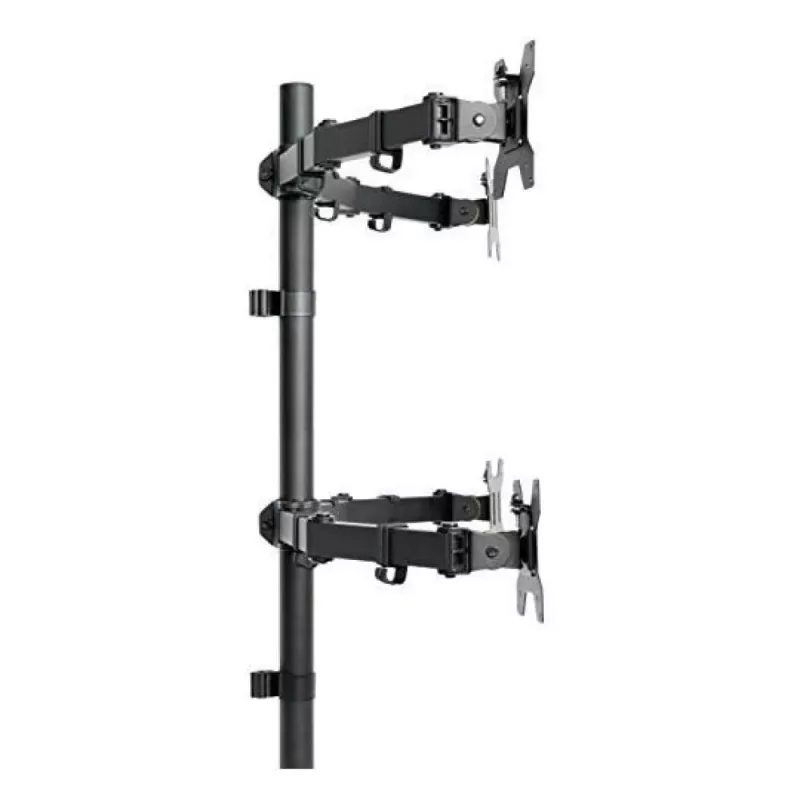 Techly ICA-LCD 382-Q Monitorhalterung / Ständer 68,6 cm (27 Zoll) Schreibtisch Schwarz