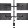 Techly ICA-LCD 382-Q Monitorhalterung / Ständer 68,6 cm (27 Zoll) Schreibtisch Schwarz